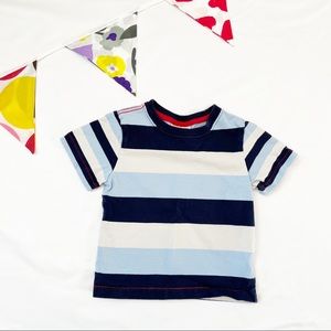 Hanna Andersson Blue Striped T-Shirt Size 90 / 3